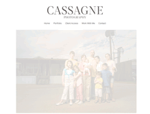 Tablet Screenshot of cassagnephotography.com